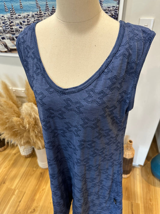 Art Style by Rebecca Herring - Top - Size 16 - Blue - 43% Merino