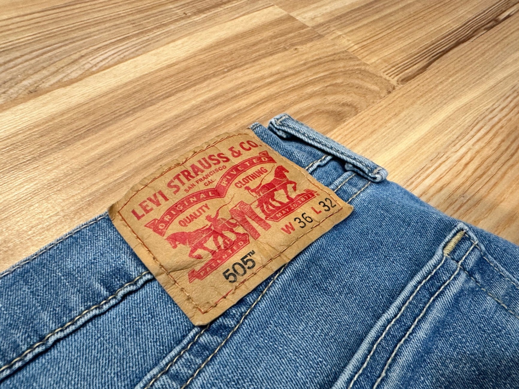 Levi's 505 Jeans - Large 36 x32 - Blue