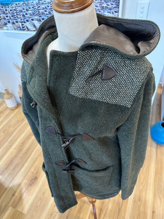 Scintilla - Spring Coat - Medium / Large - Olive Green