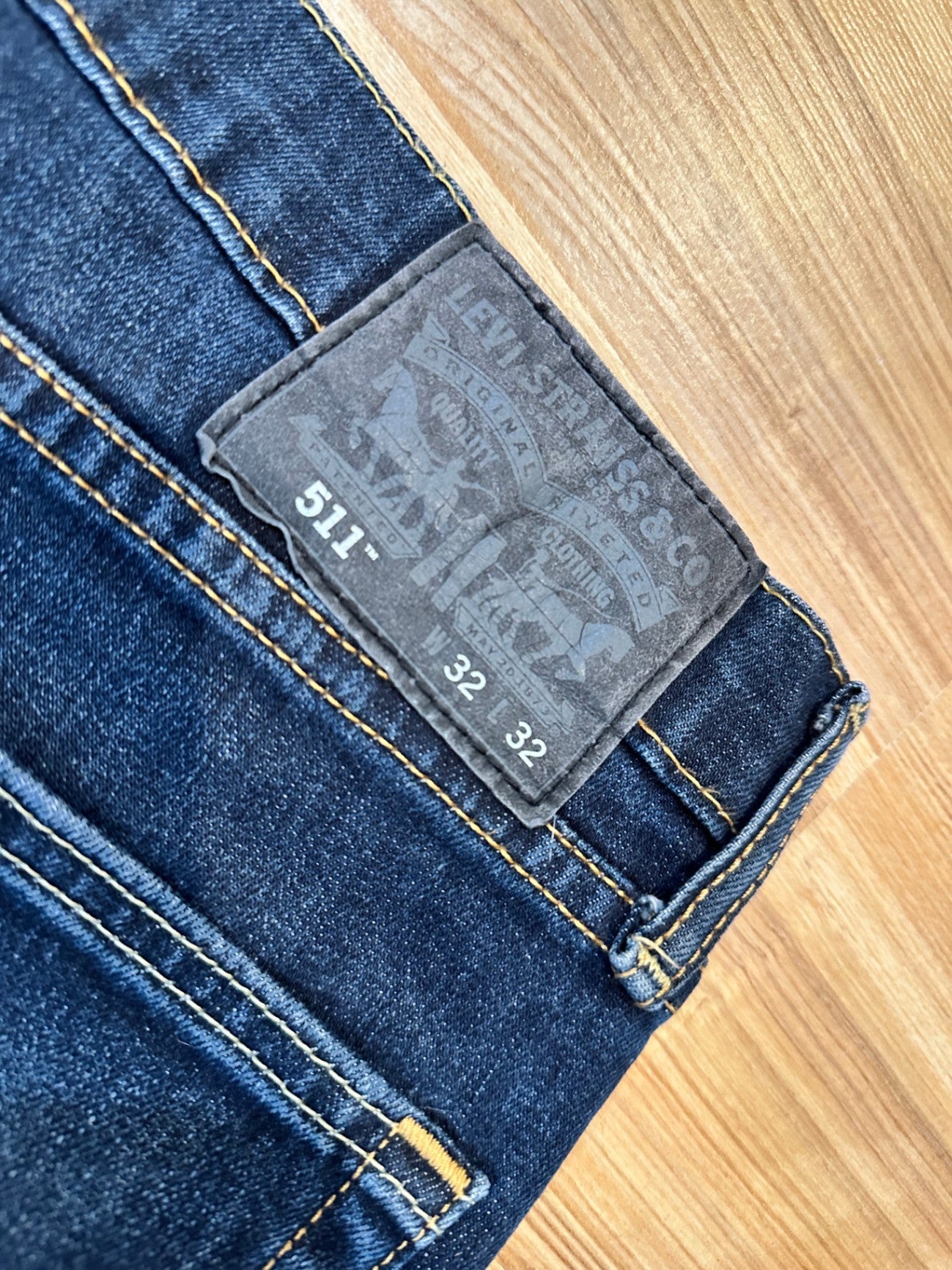Levi's 511 Dark Blue Jeans - 32 x 32