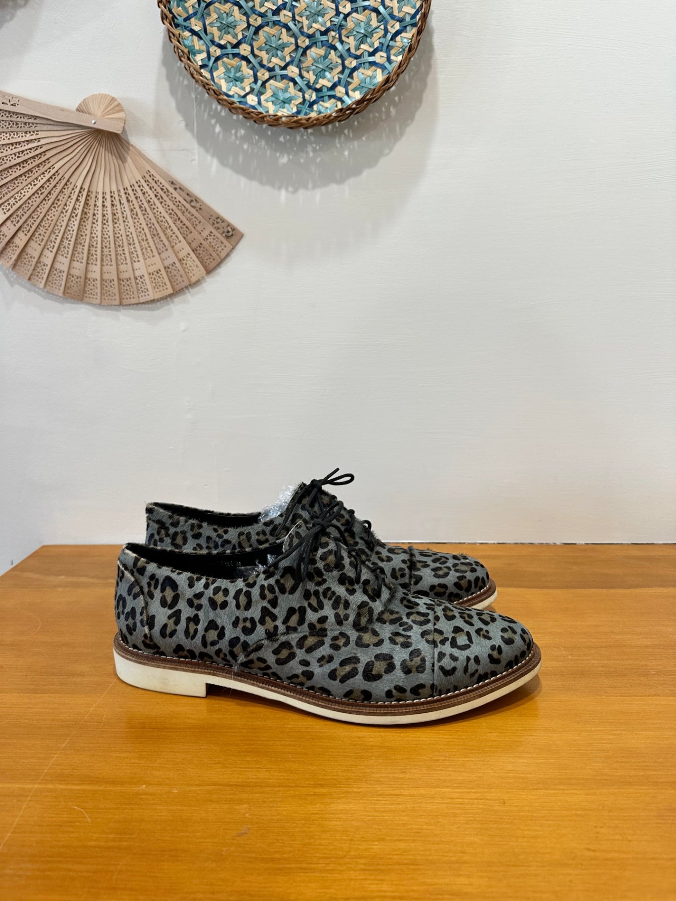 [SALE] Minx Shoes - EU 44 - Pony Hair Leopard Print