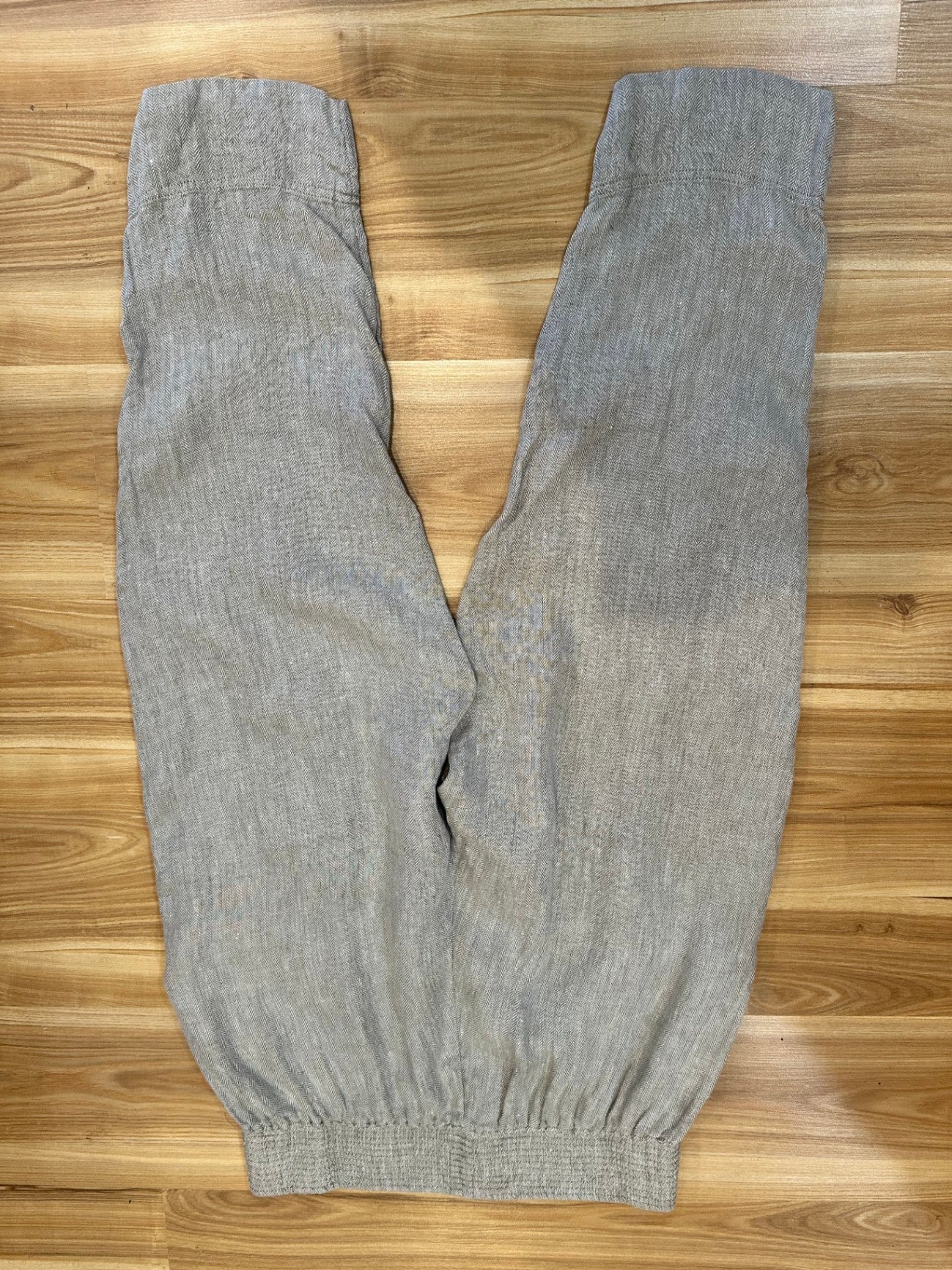 Jigsaw Pants - Size 16 - Beige - 100% Linen