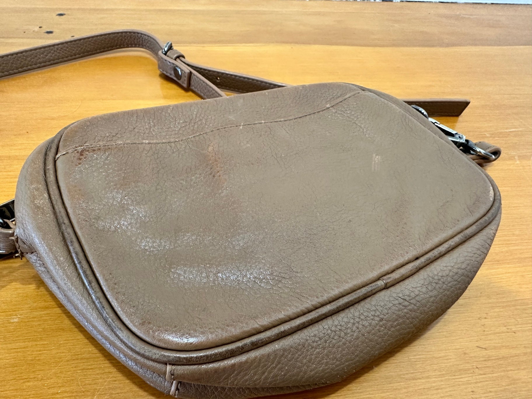 Status Anxiety - Cross Body Handbag - Tan Brown - Leather