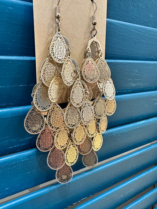 Earrings - Gold Tone