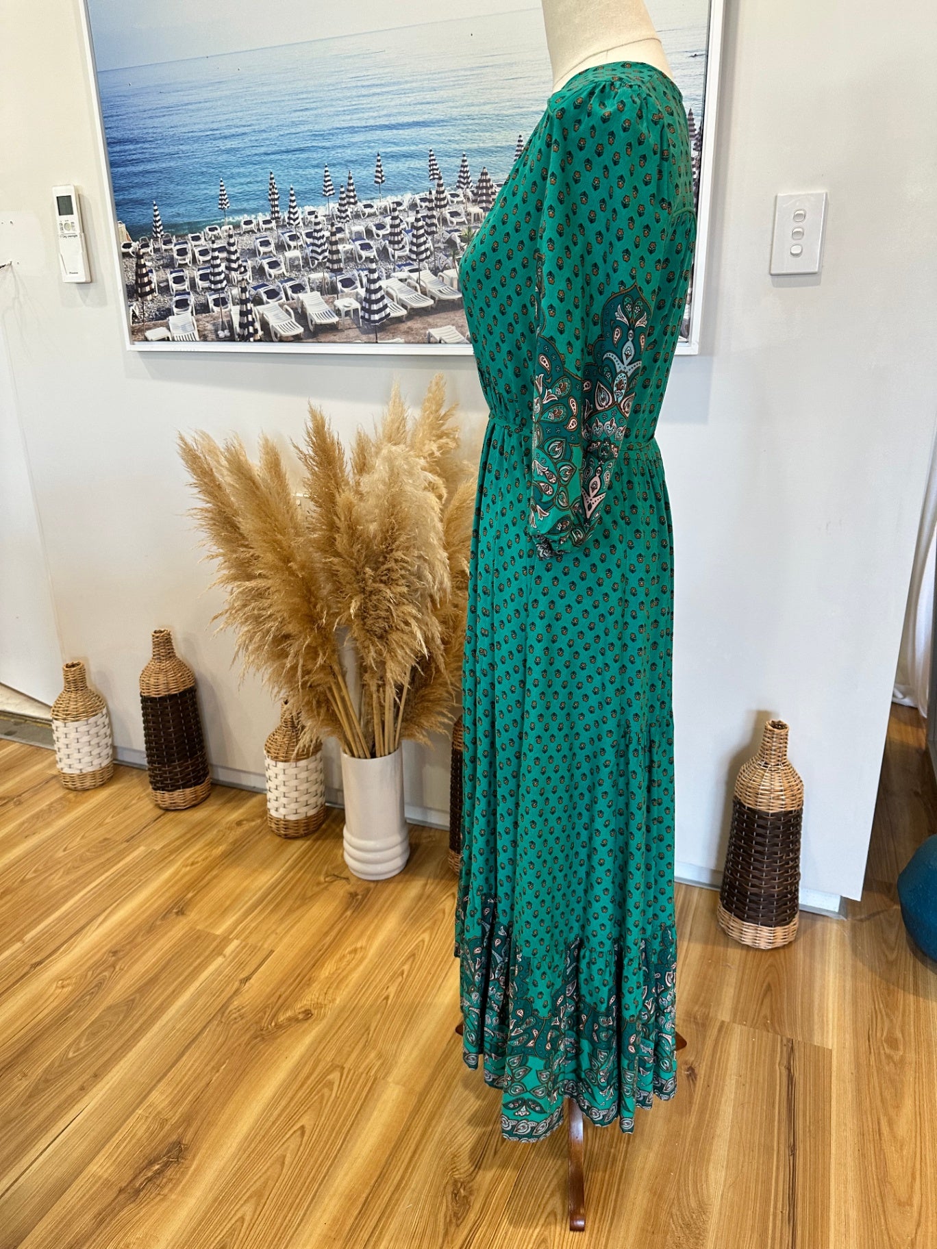 Jaase - Maxi Dress - Size Extra Small / Small - Jade- NEW