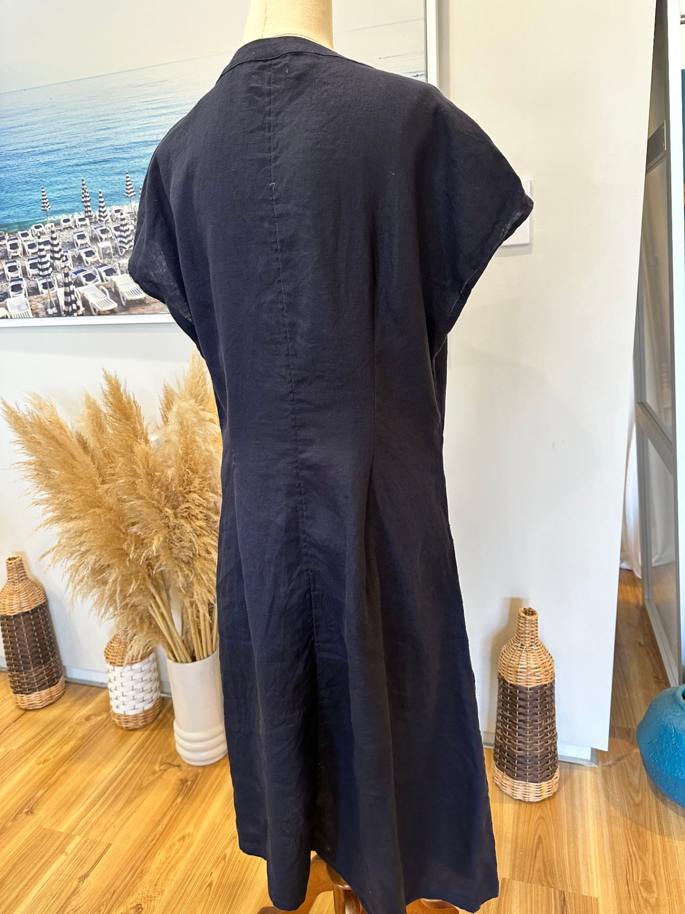 [SALE] Jigsaw Dress - Large - Navy Blue