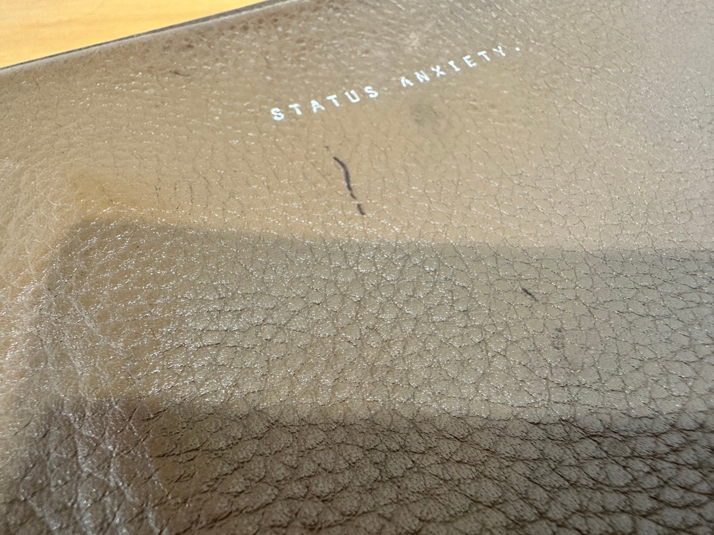 Status Anxiety - Cross Body Handbag - Tan Brown - Leather