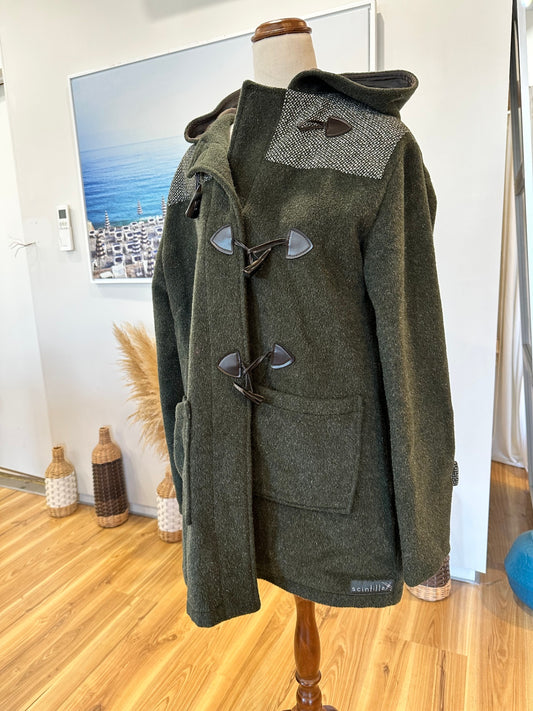 Scintilla - Spring Coat - Medium / Large - Olive Green