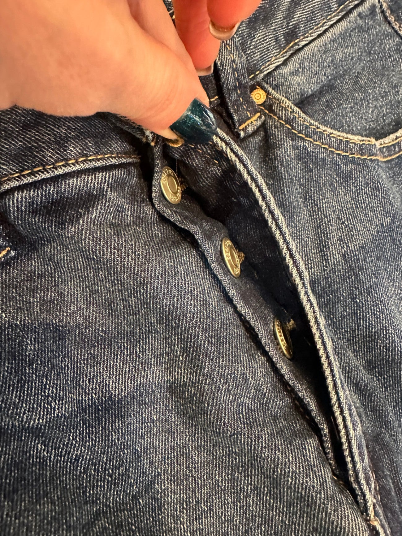 Jeans - High Rise Straight - Size 10 - Blue