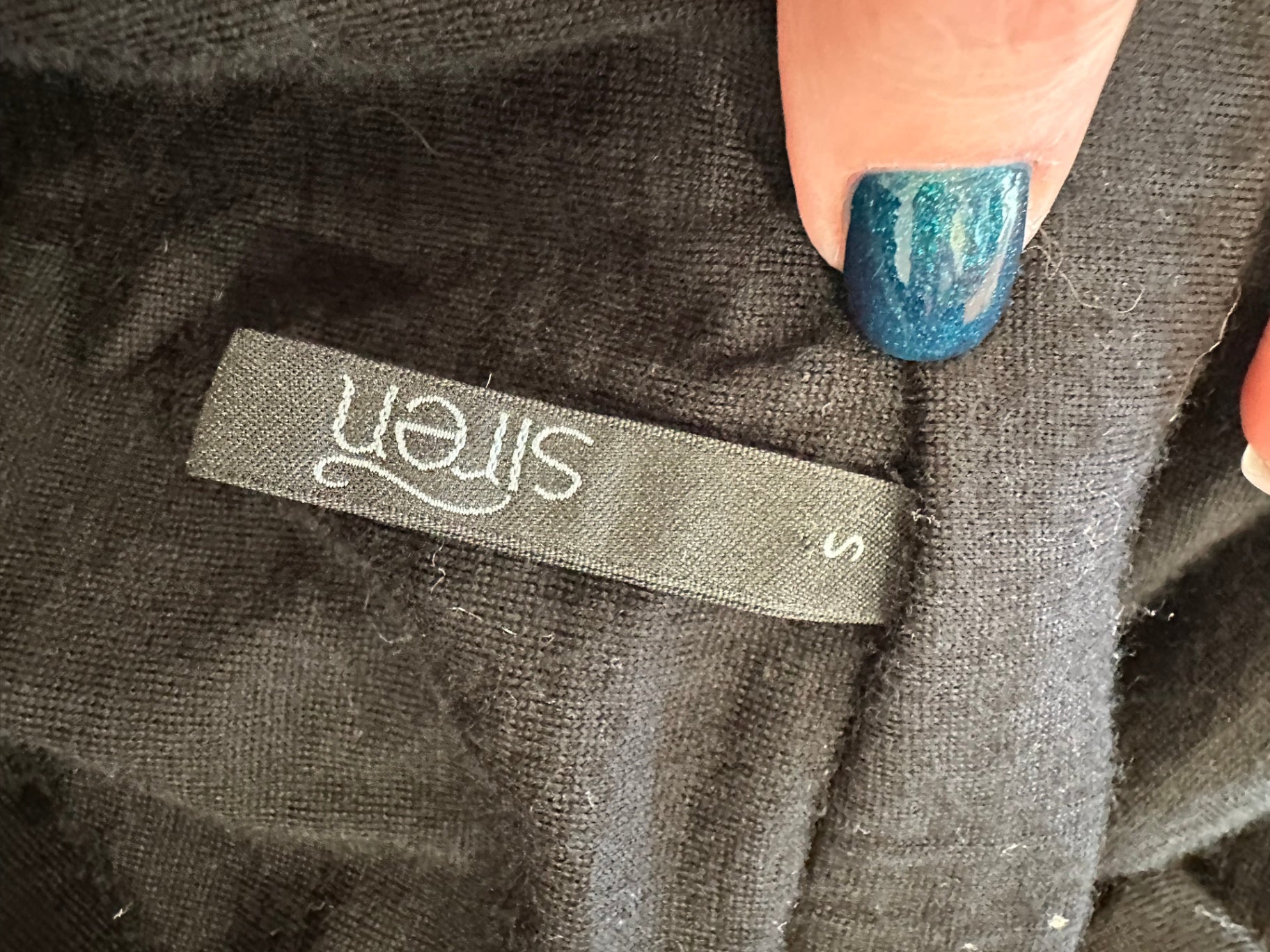 [SALE] Siren - Skirt - Small - Black - 100% Merino