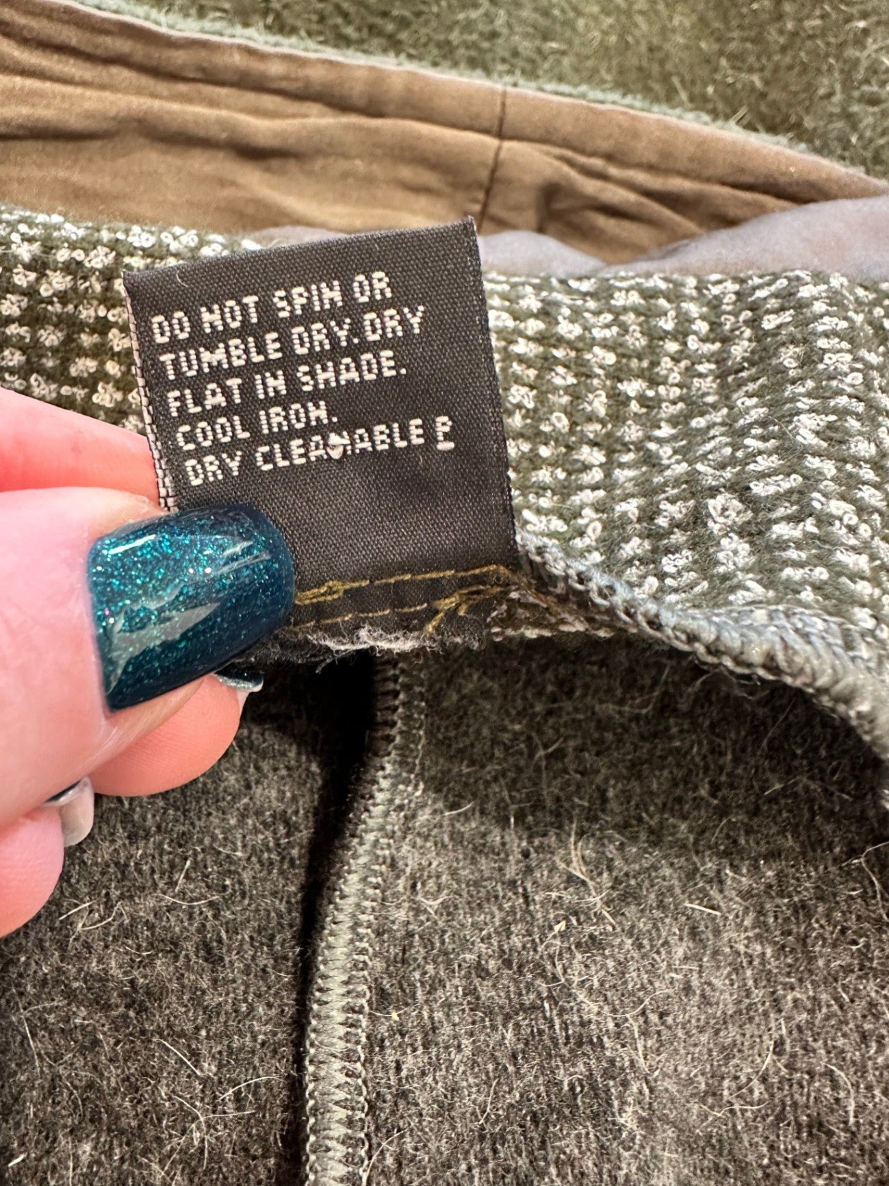 Scintilla - Spring Coat - Medium / Large - Olive Green
