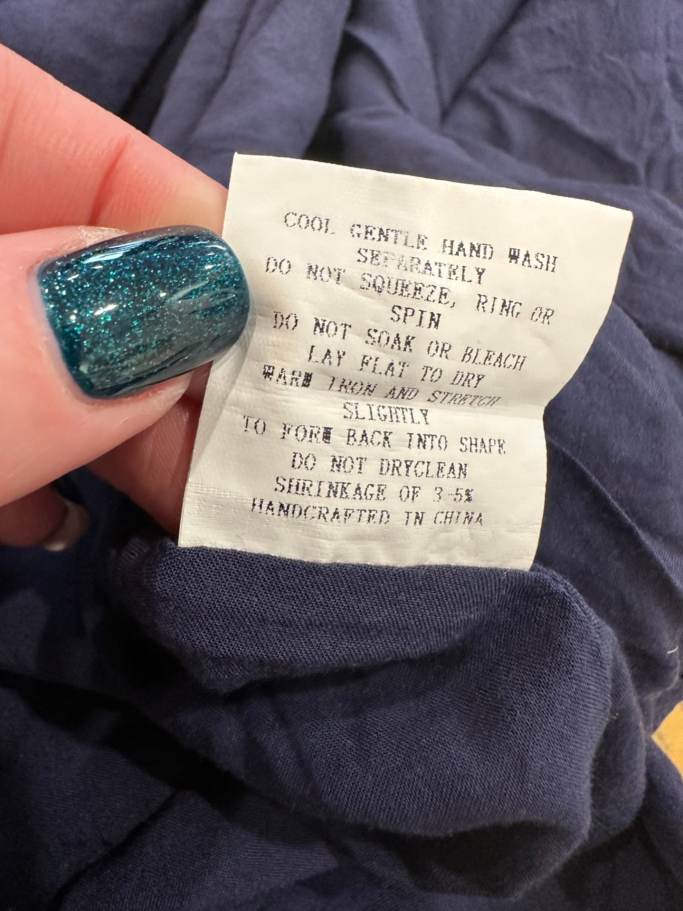 [SALE] Libertine Dress - Size 14 - Navy blue w Paisley Print [Fault]