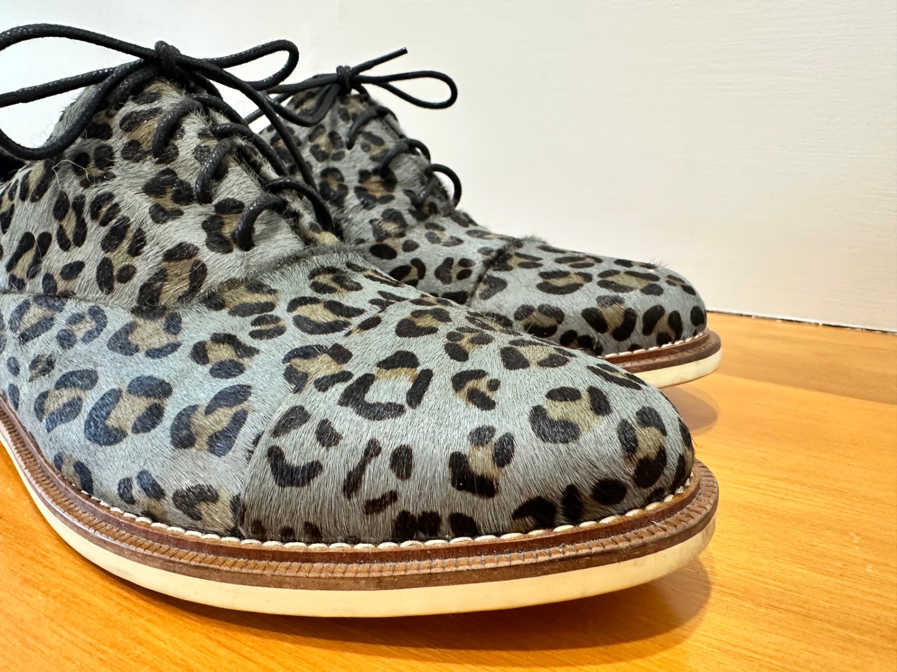 [SALE] Minx Shoes - EU 44 - Pony Hair Leopard Print