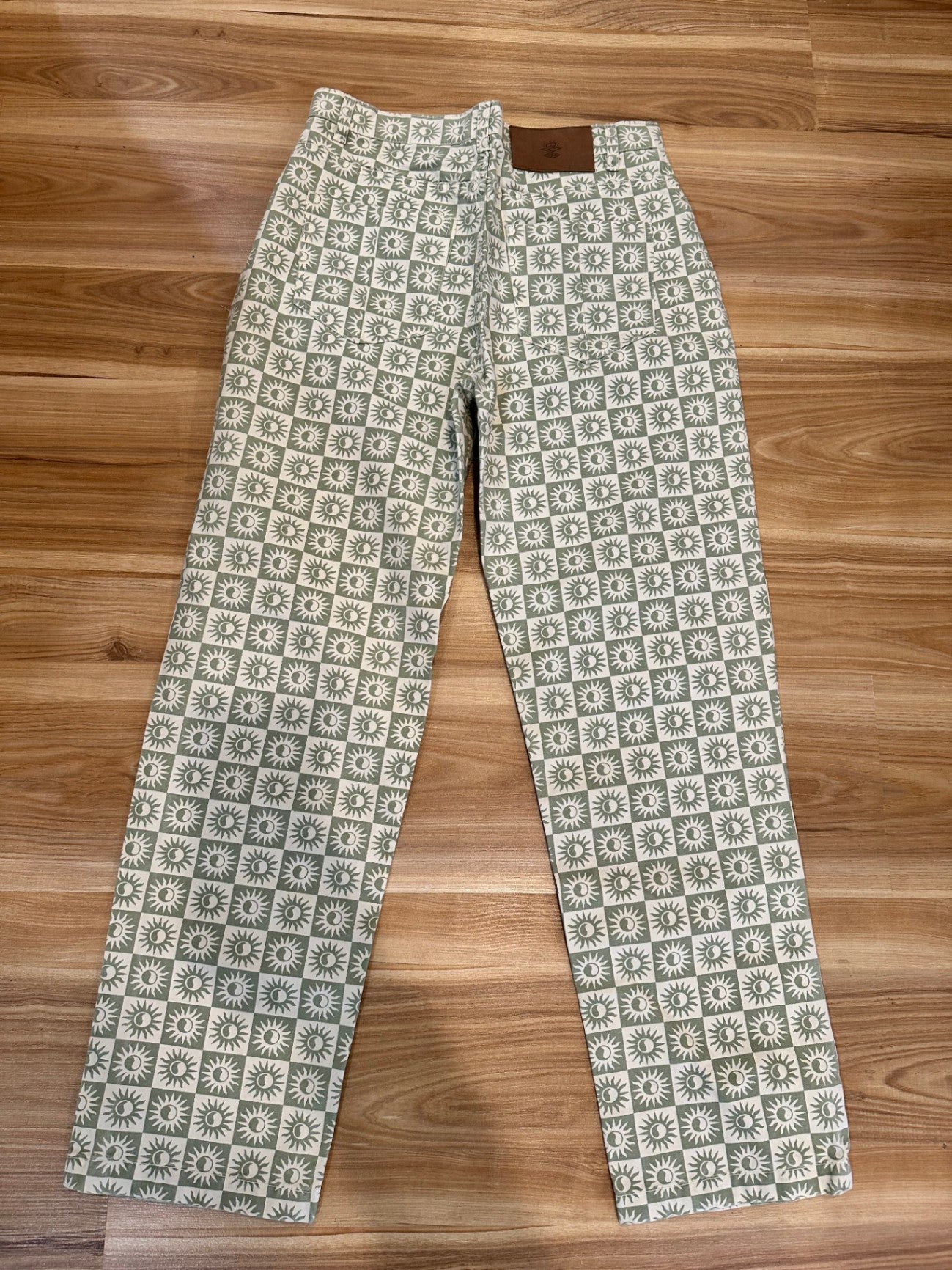 Rip Curl Jeans - Small - Sage + Cream