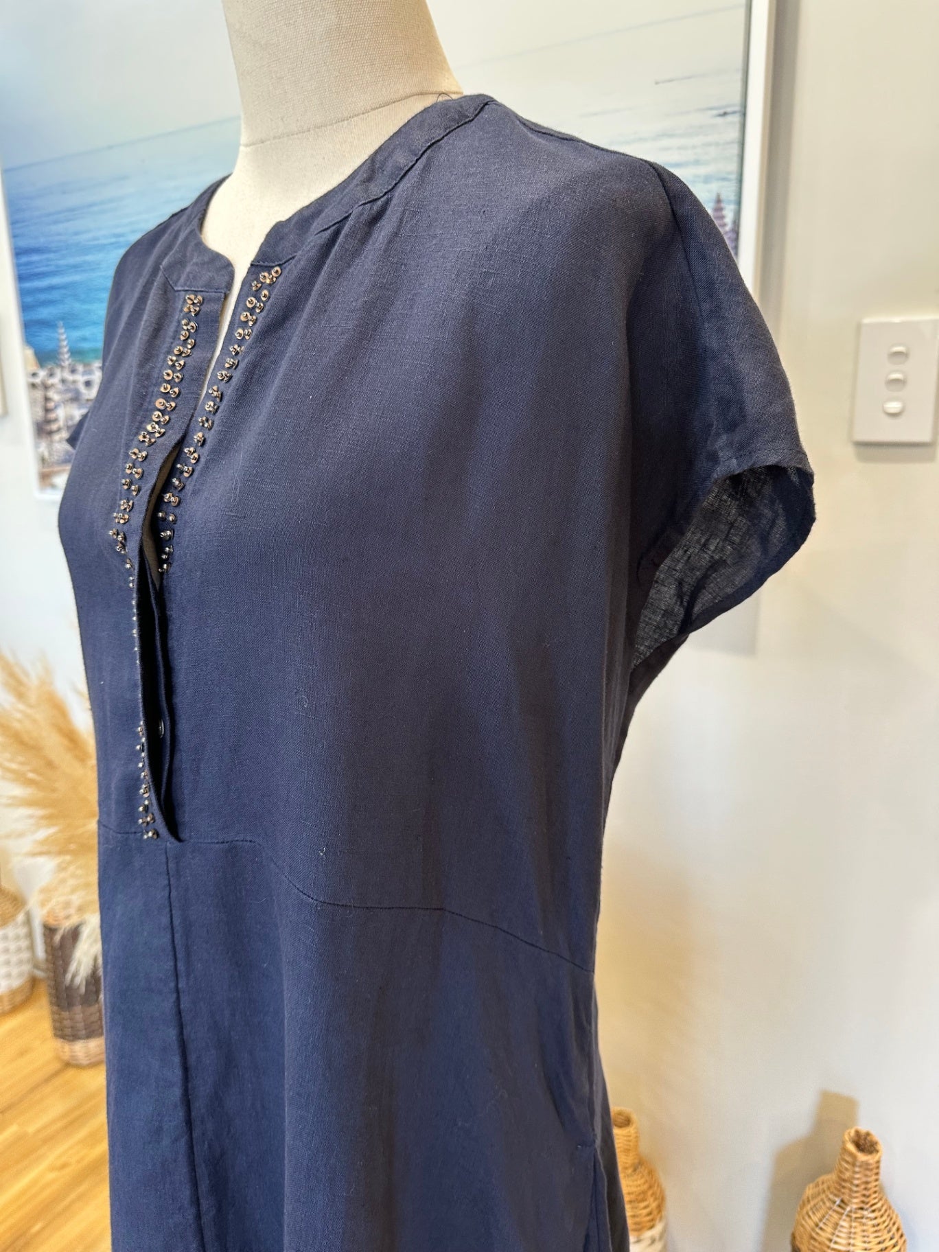 [SALE] Jigsaw Dress - Large - Navy Blue