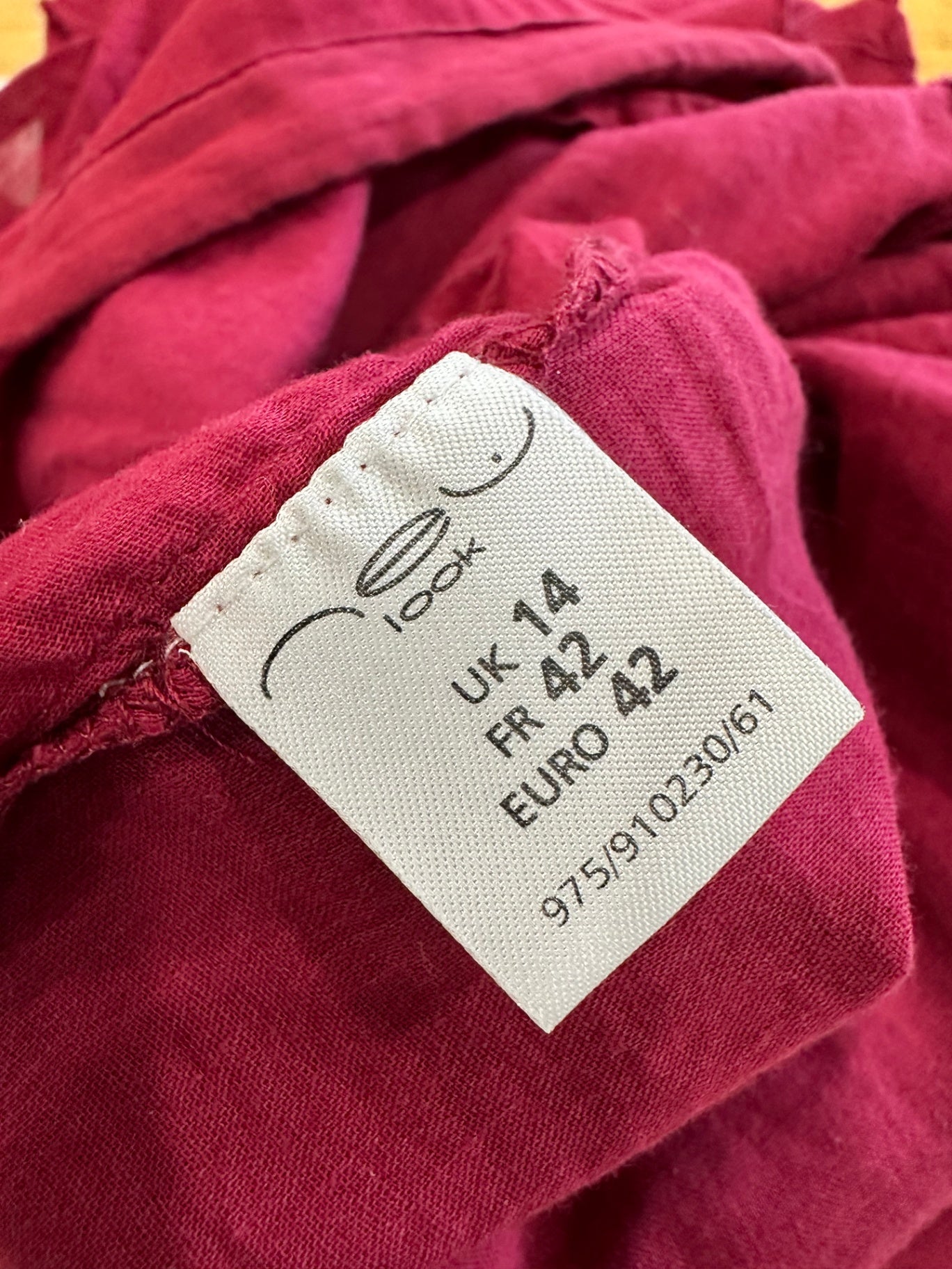 [SALE] New Look - Swing Skirt - Size 14 - Burgundy