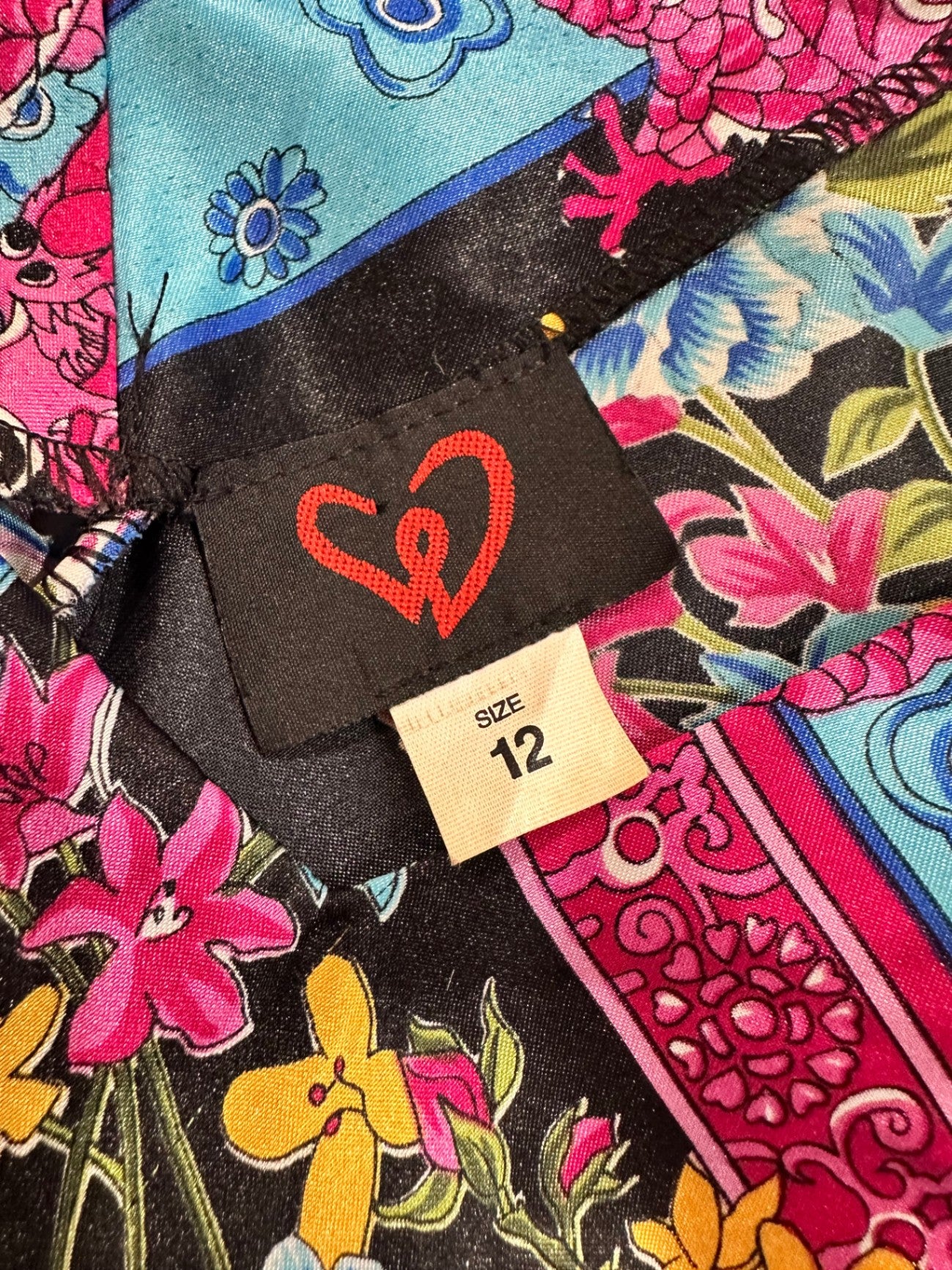 [SALE] Vintage Y2K Dress - Dragon inspired Print - Size Small / Medium