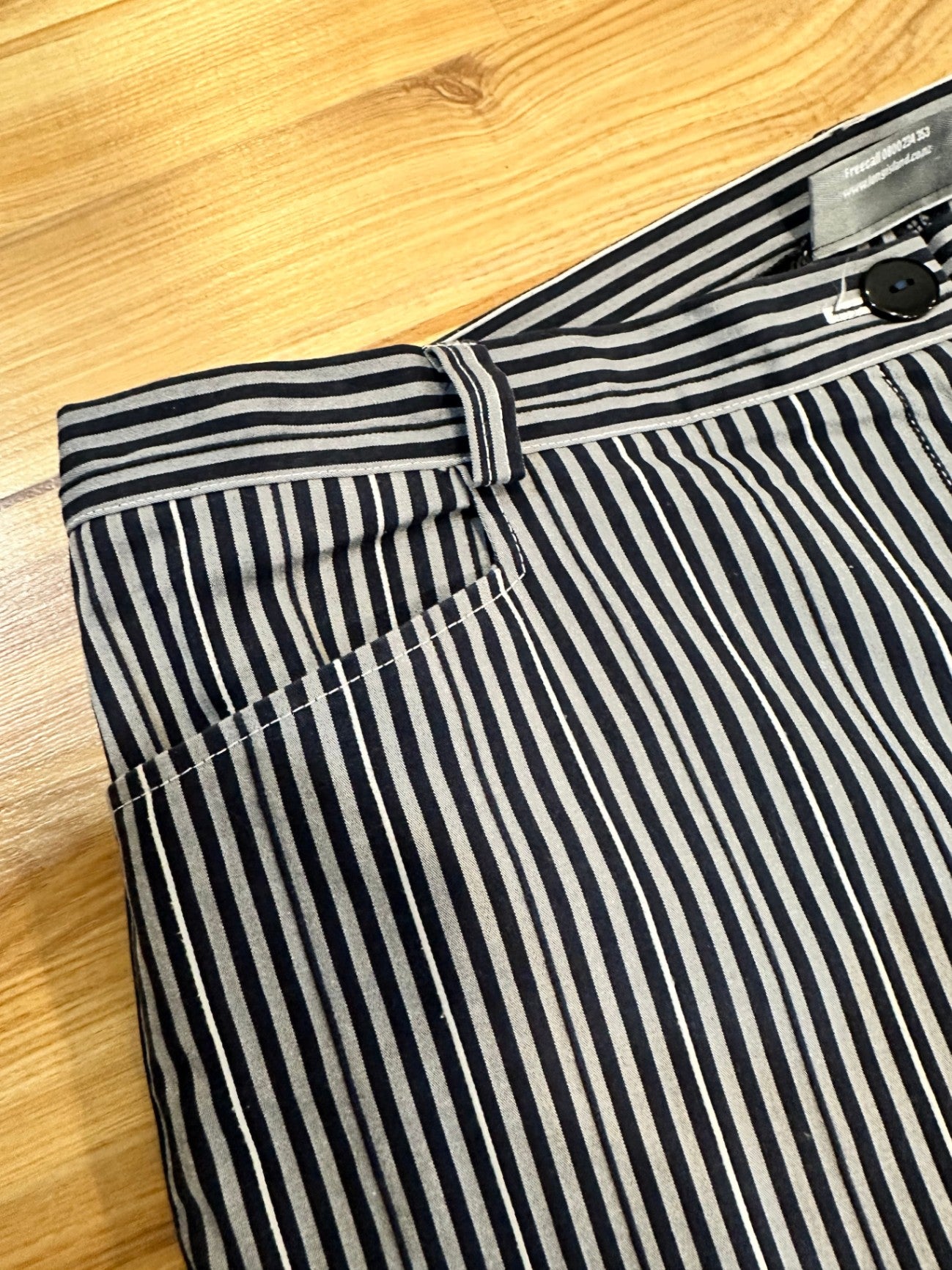 [SALE] Long Island - Capri Pants - Size 20 - Navy + Grey