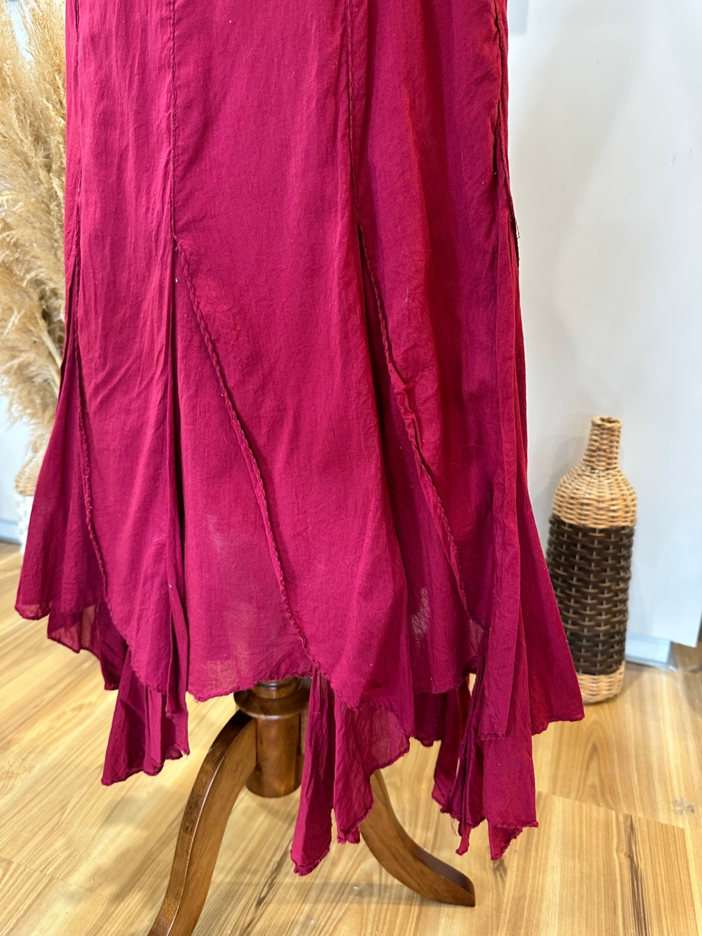 [SALE] New Look - Swing Skirt - Size 14 - Burgundy