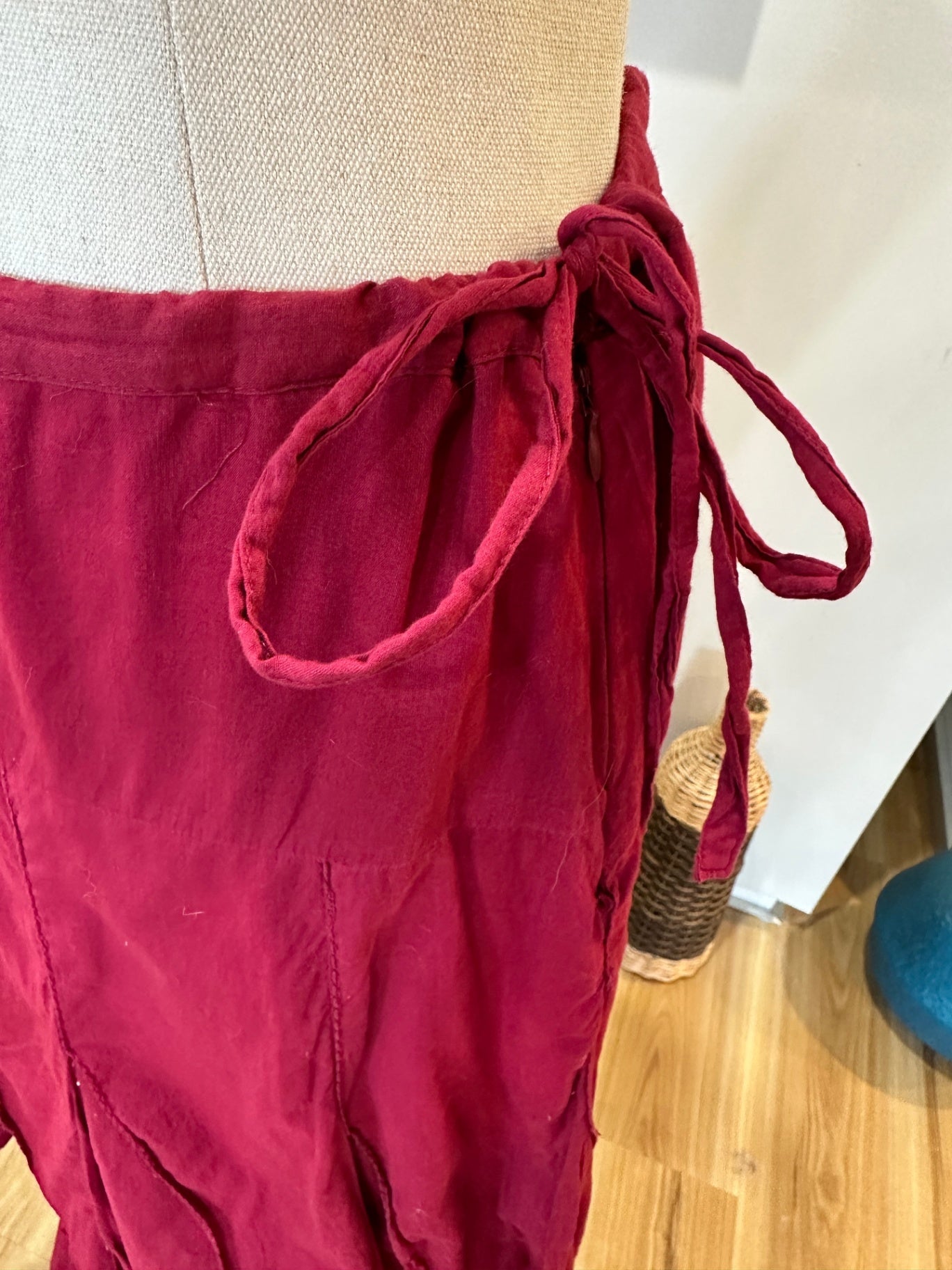 [SALE] New Look - Swing Skirt - Size 14 - Burgundy