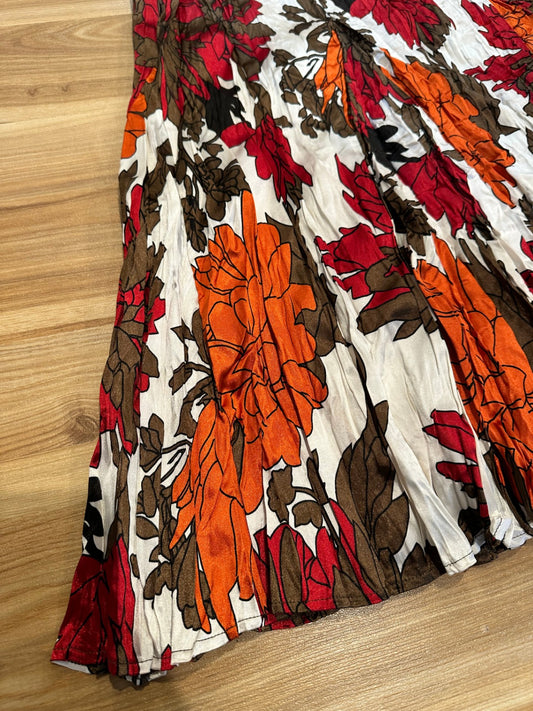[SALE] Suzannegrae - Skirt - Size 14 - Multicolor (Orange, Red, Brown, White, Black)