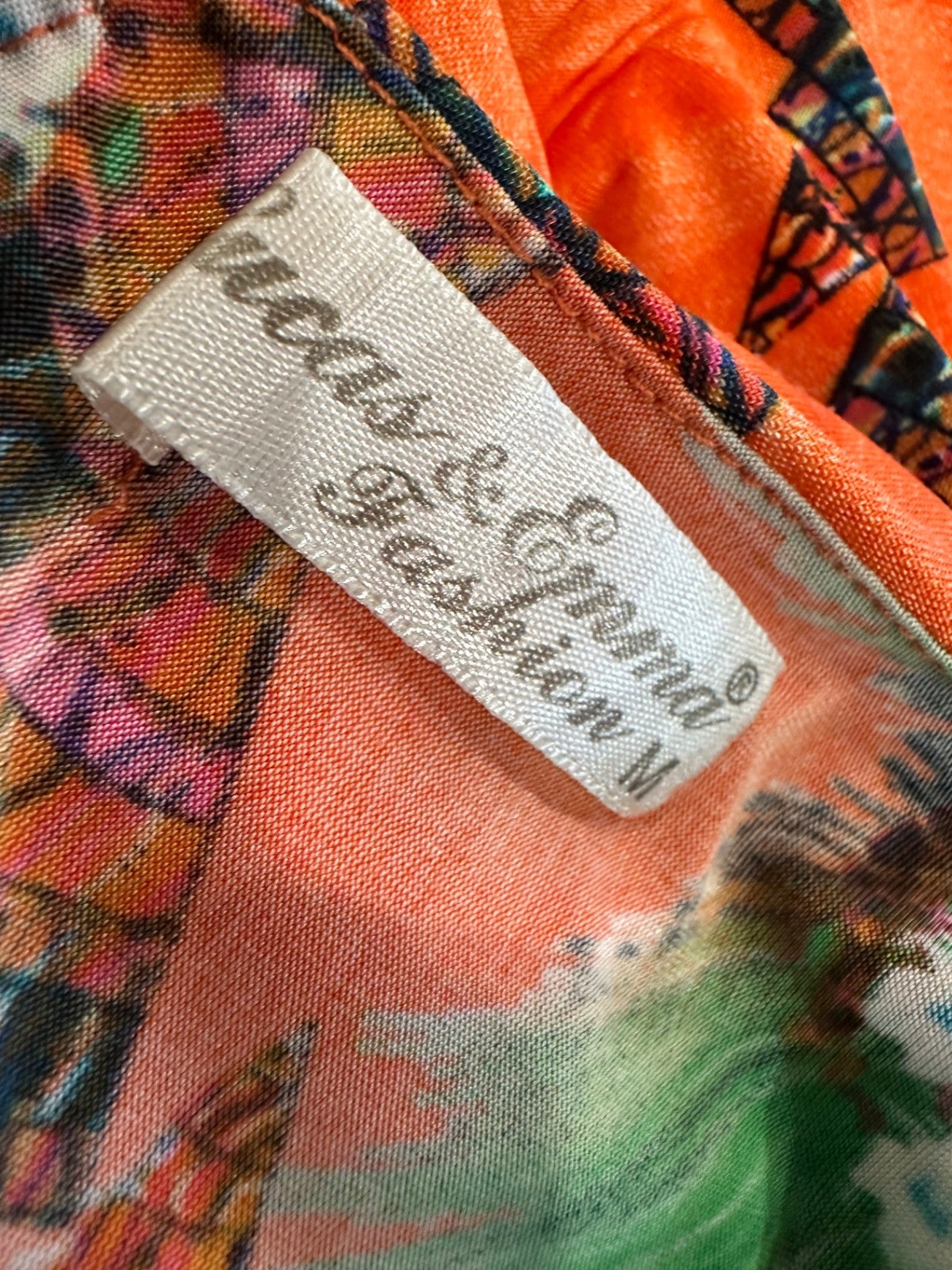 [SALE] Maxi Dress - Medium - Orange, Black, Green, Purple