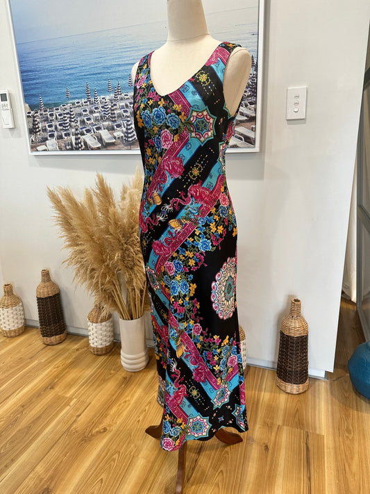 [SALE] Vintage Y2K Dress - Dragon inspired Print - Size Small / Medium