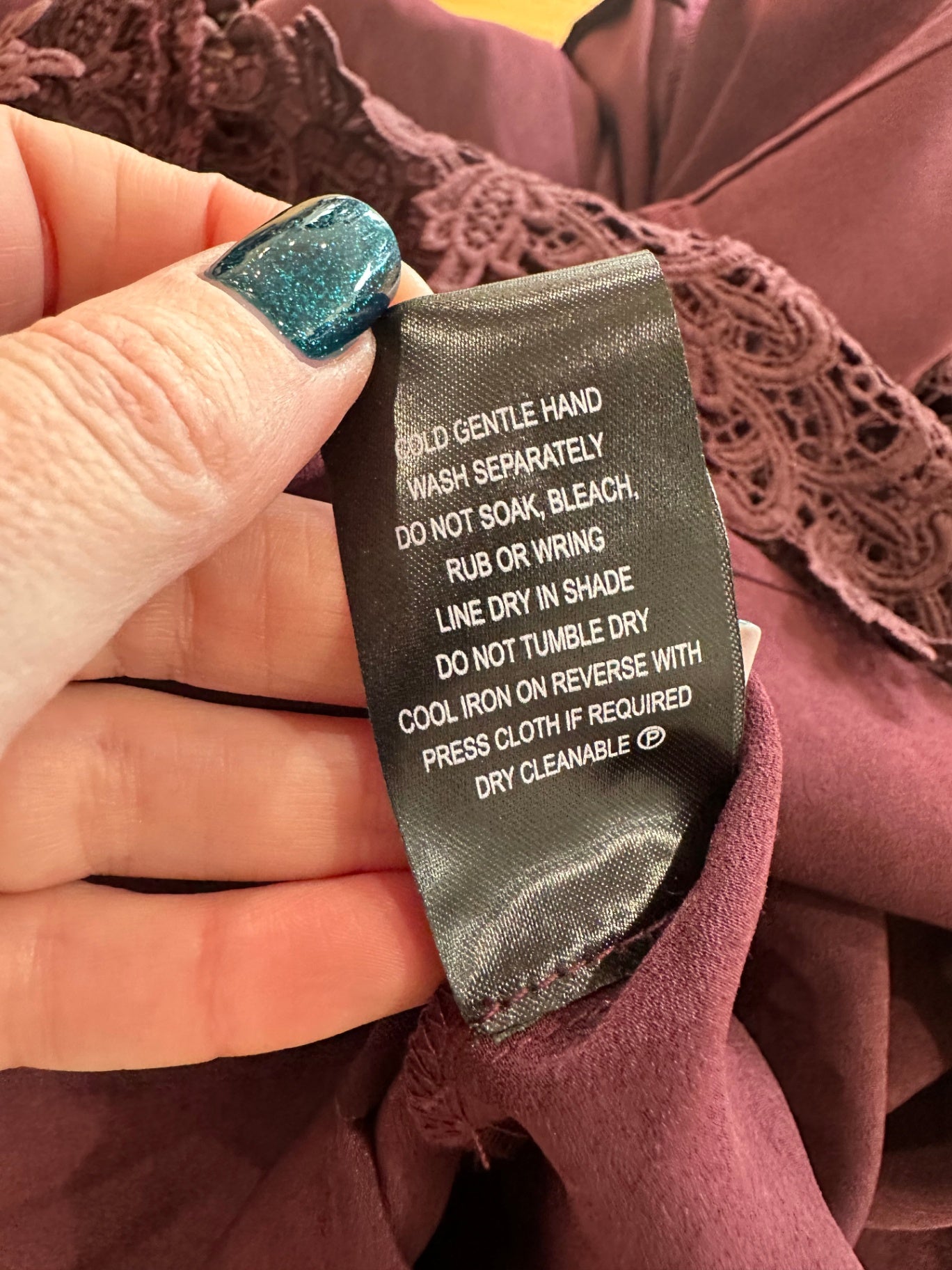 [SALE] Max - Lace Dress - Size 10 - Burgundy