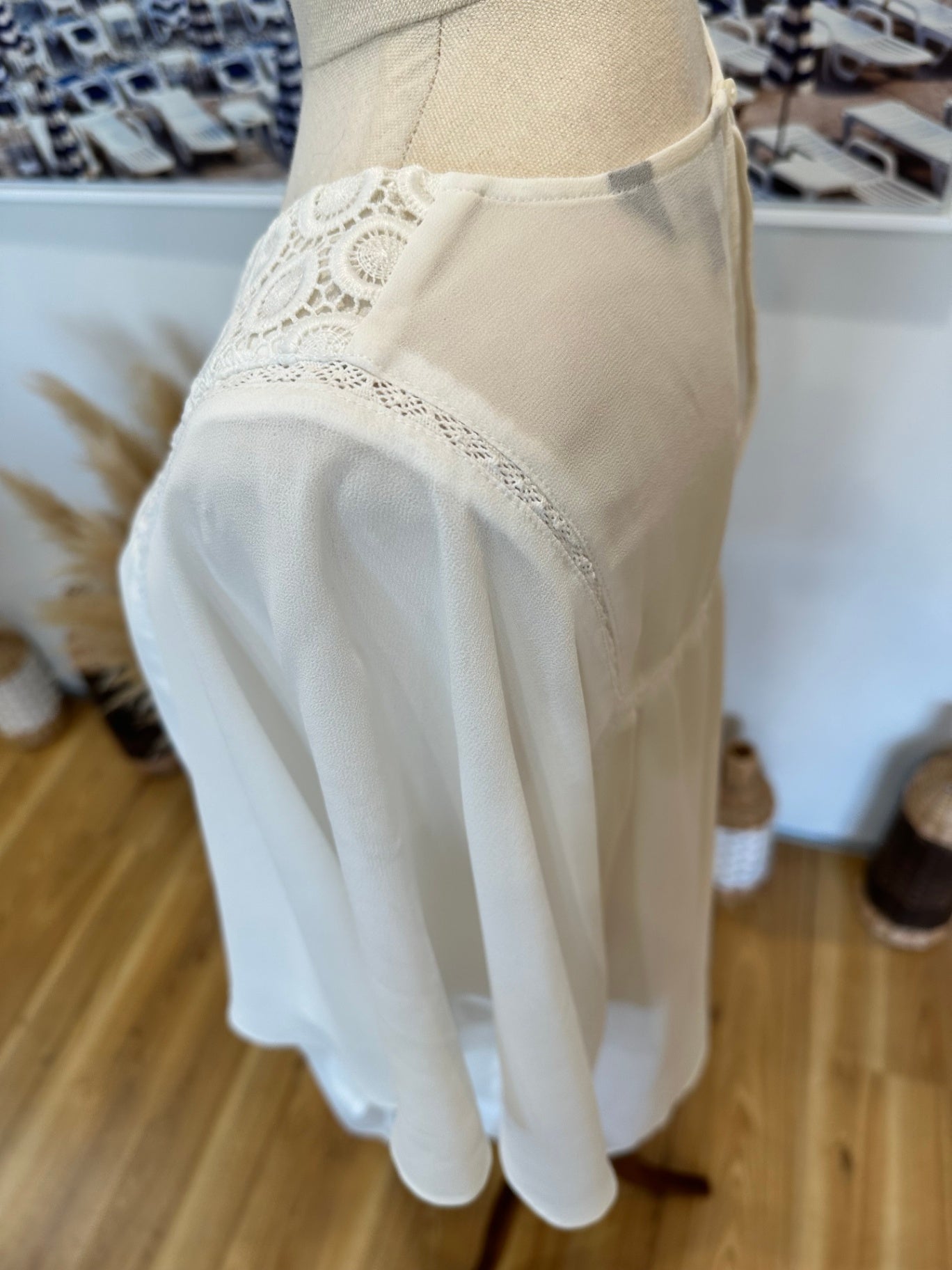 [SALE] Max - Bohemian Blouse - Size 10 - White