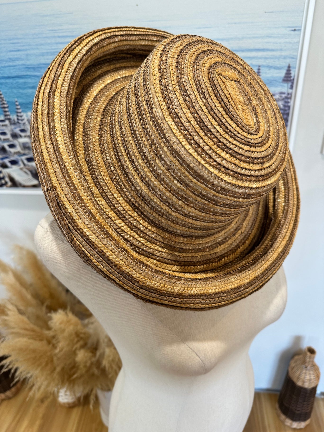 [SALE] Sun Hat - Striped Muti-Tones