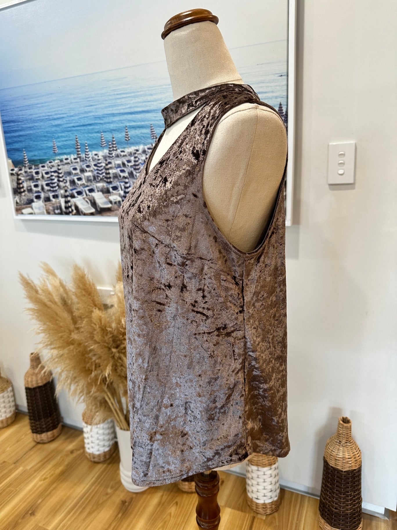 [SALE] Silver Wishes - Top - Size 10 - Rose tone