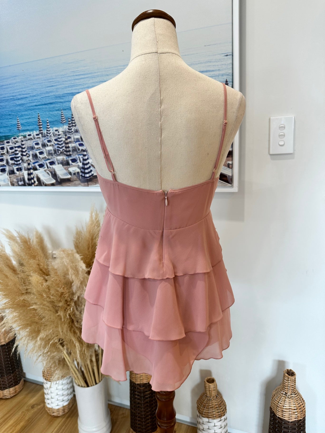 [SALE] Vintage Y2K - Just Jean's Camisole - Pink w Beading details