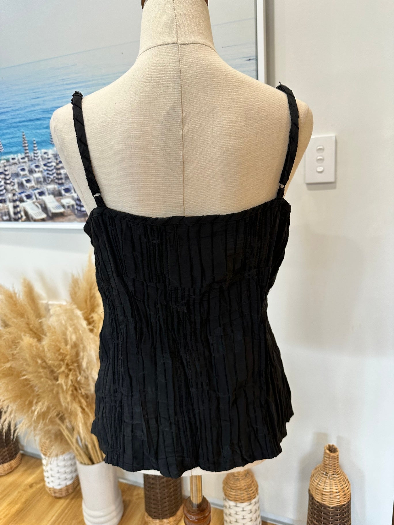 [SALE] Merric - Camisole Top - Size 14 - Black