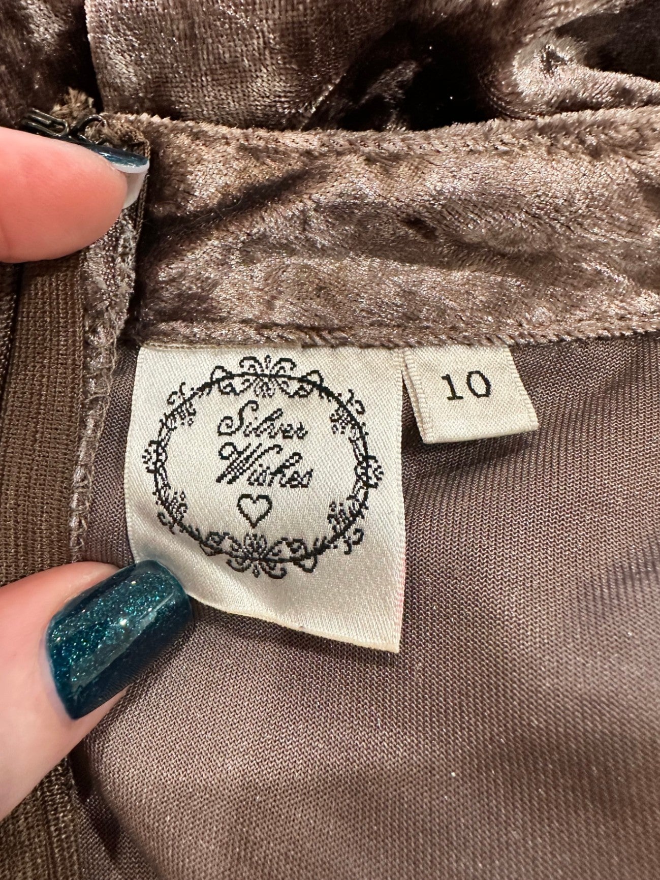 [SALE] Silver Wishes - Top - Size 10 - Rose tone