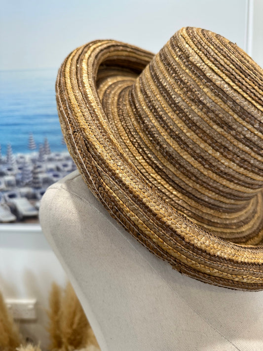 [SALE] Sun Hat - Striped Muti-Tones