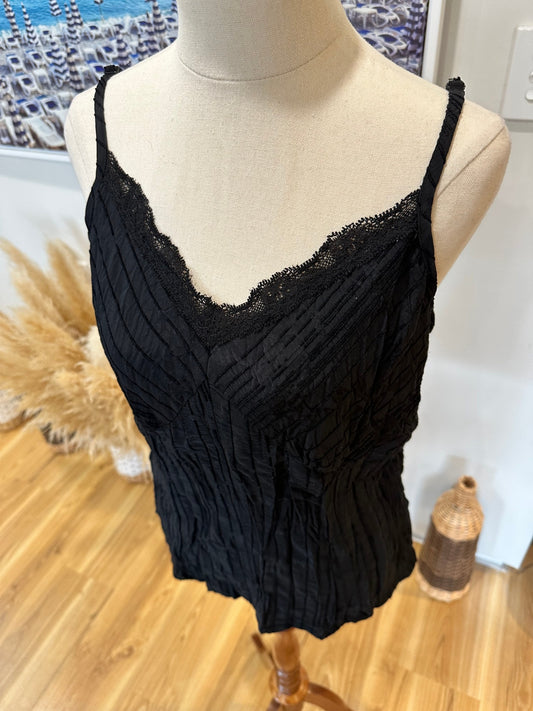 [SALE] Merric - Camisole Top - Size 14 - Black