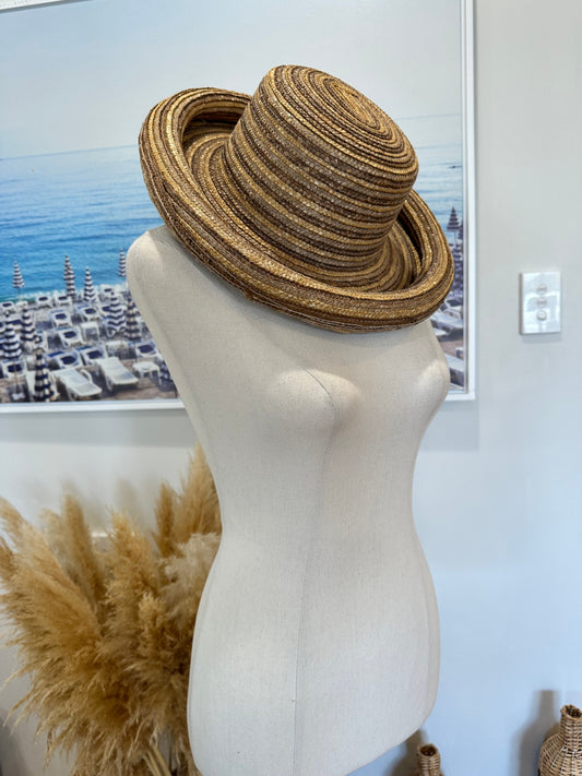 [SALE] Sun Hat - Striped Muti-Tones