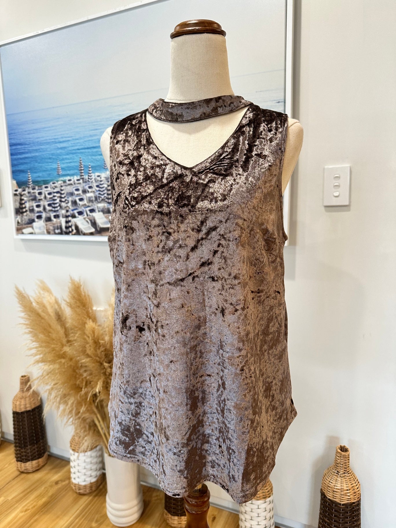 [SALE] Silver Wishes - Top - Size 10 - Rose tone