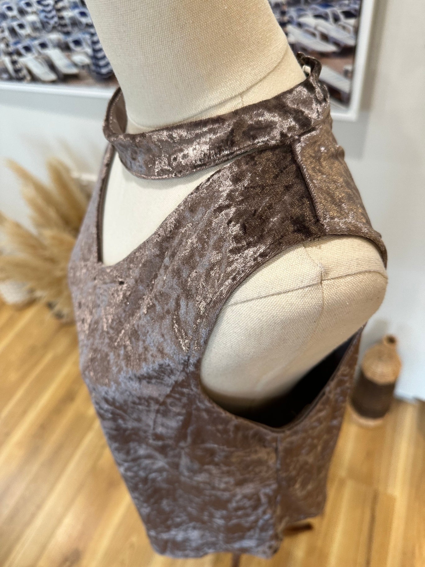 [SALE] Silver Wishes - Top - Size 10 - Rose tone