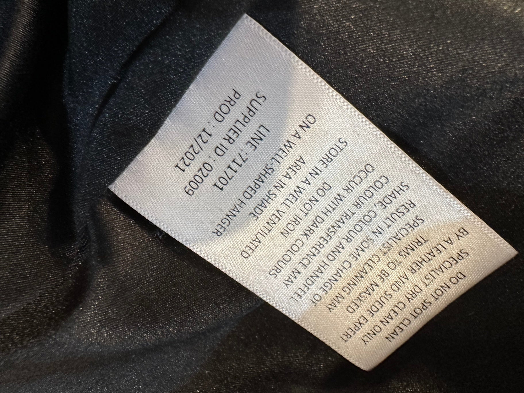 [SALE] Portmans - Leather Skirt - Size 12 - Black