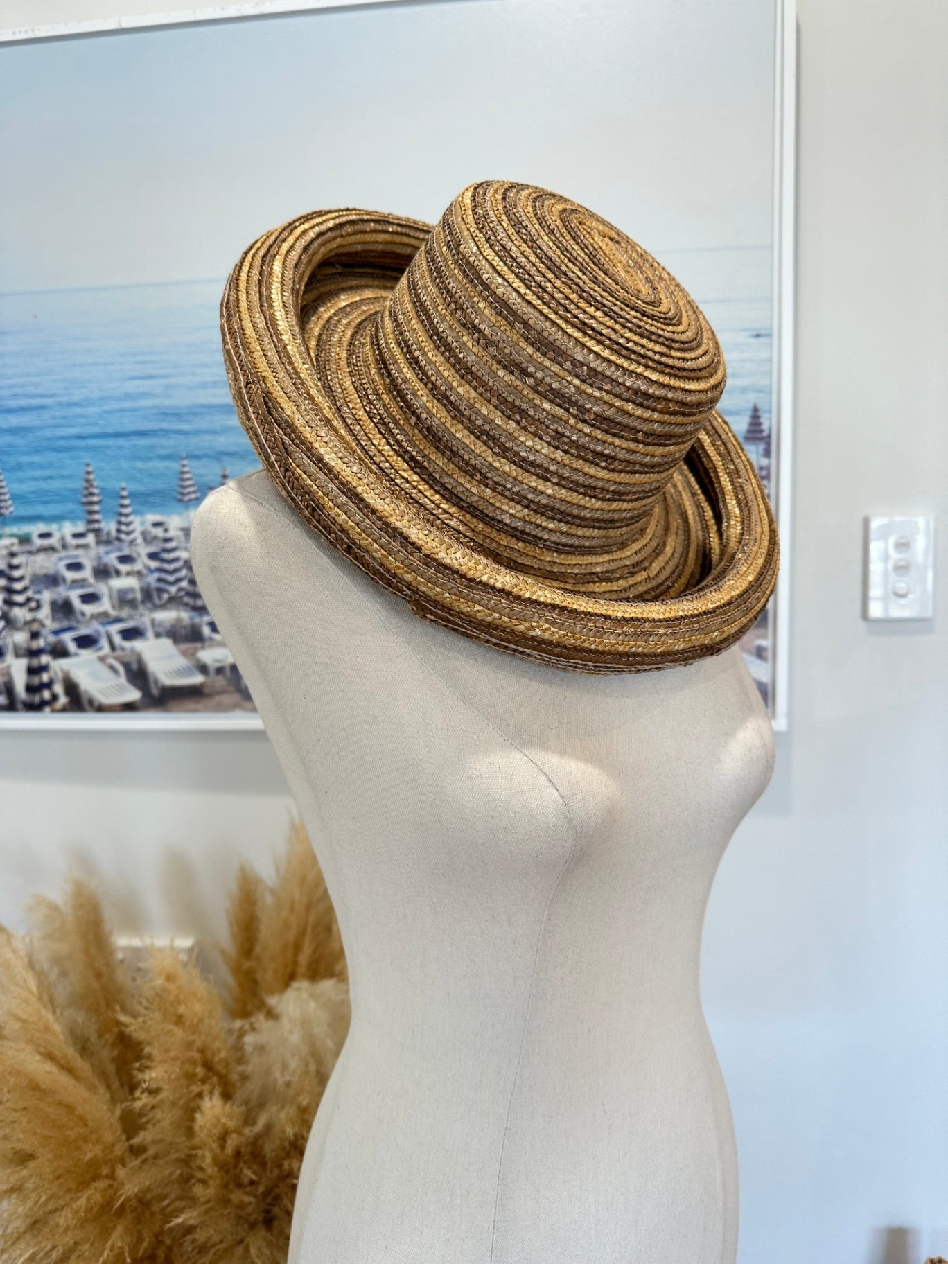 [SALE] Sun Hat - Striped Muti-Tones