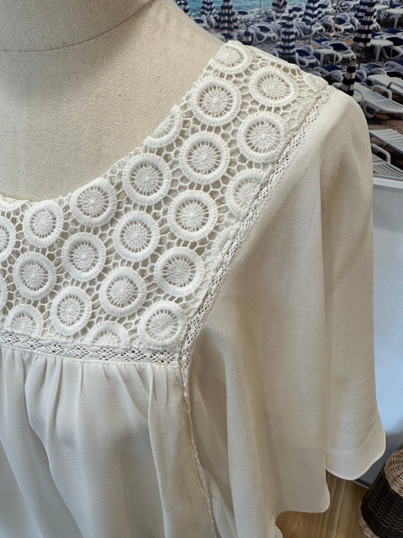 [SALE] Max - Bohemian Blouse - Size 10 - White