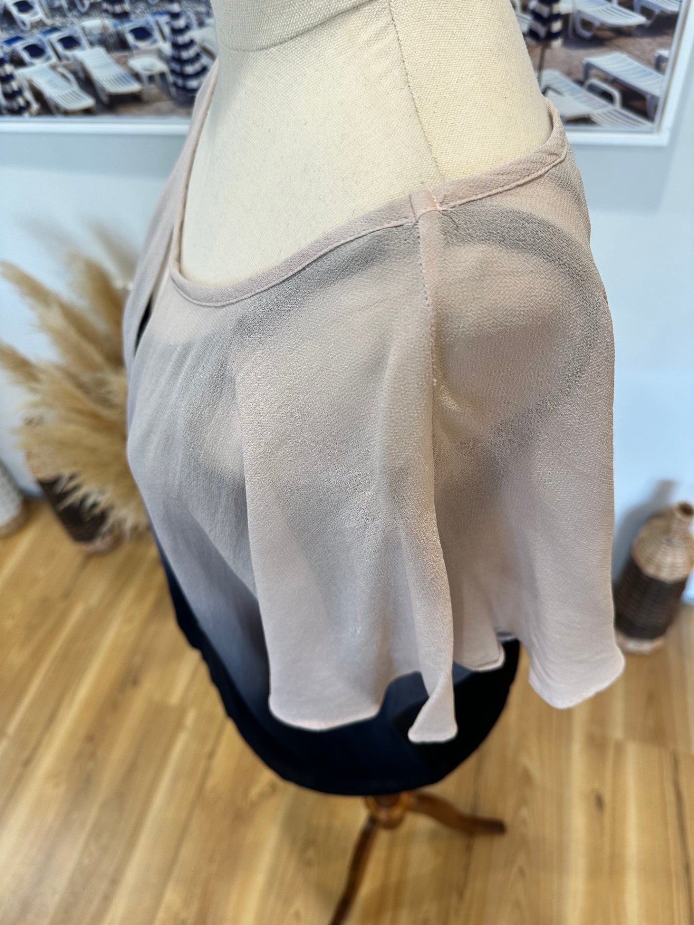 [SALE] Max Blouse - Size 10 - Grey to Black Ombre