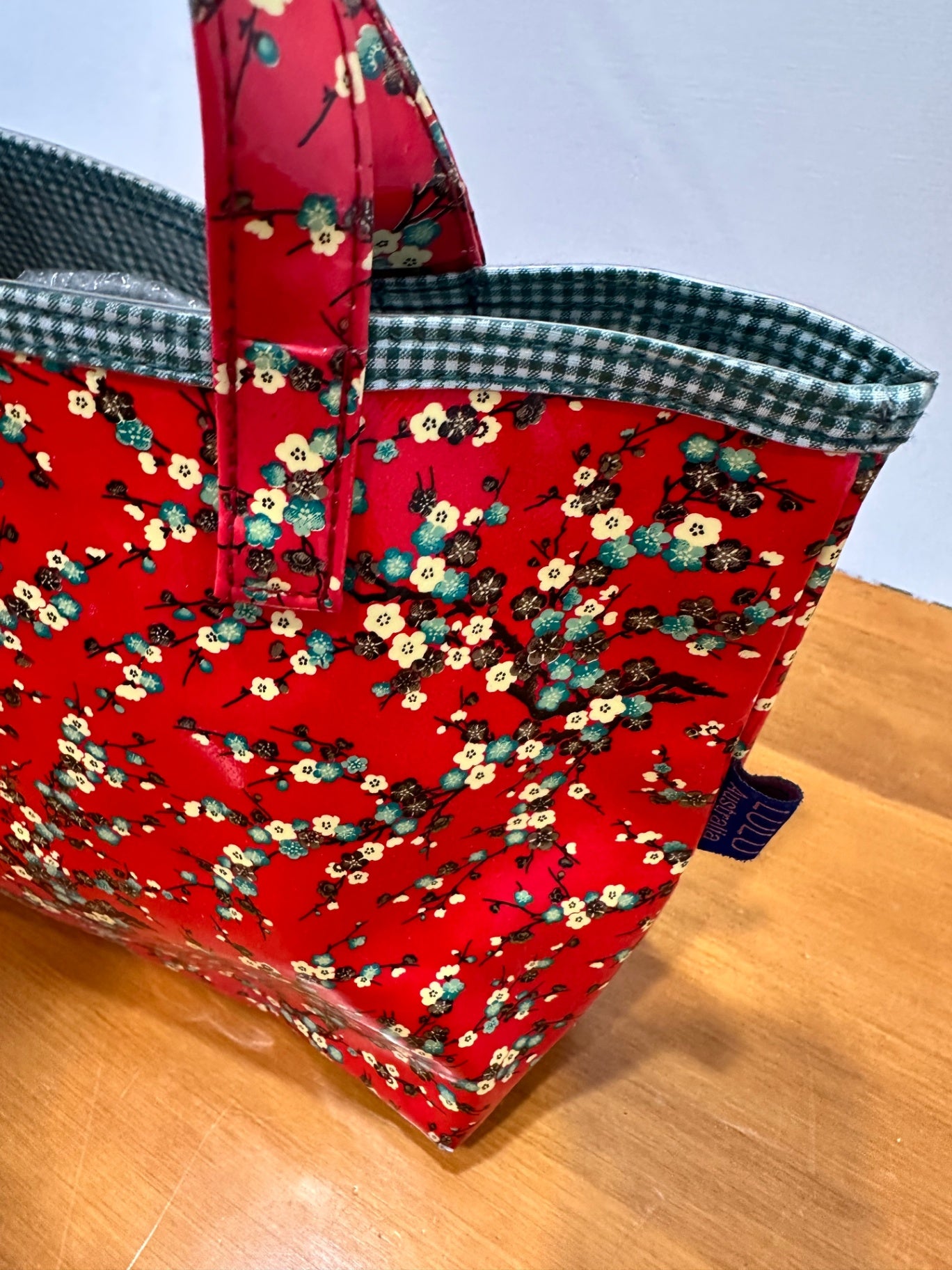 Lulu Australia - Spring Handbag - Red w Florals