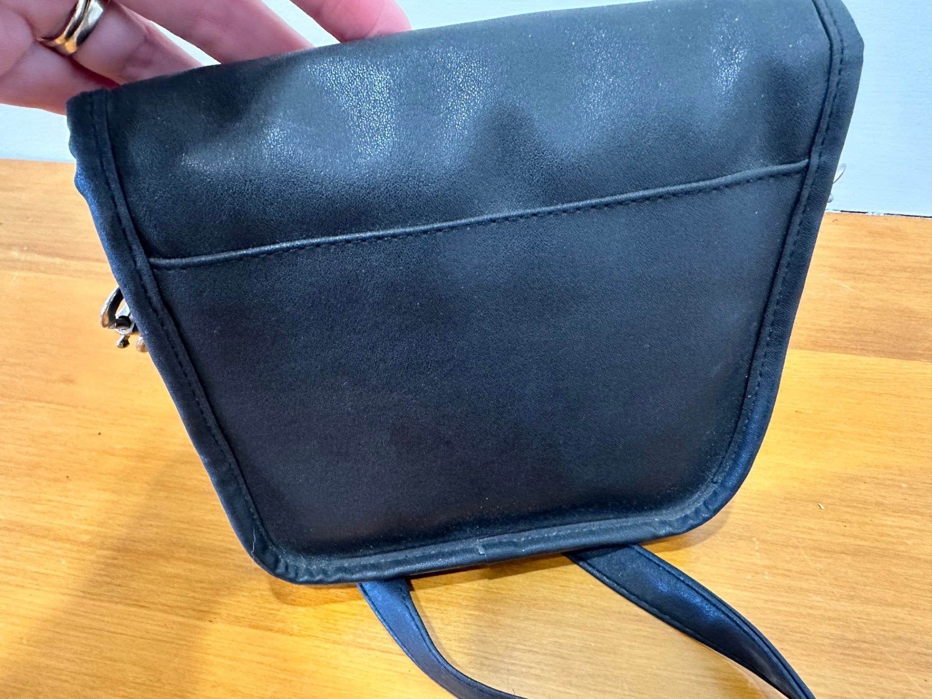 [SALE] Vintage 90's - Cross Body Handbag - Black - Lisa Milano