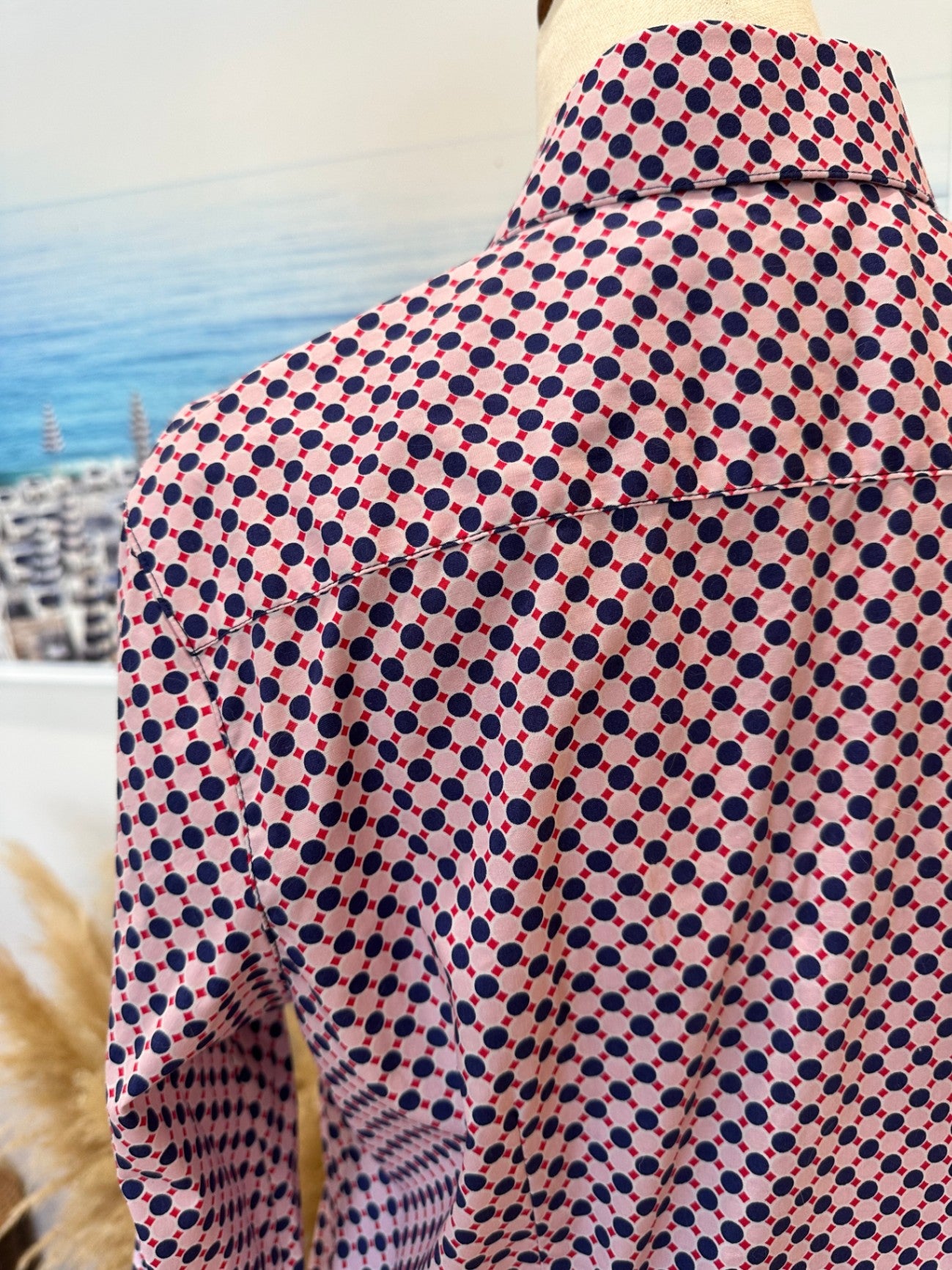 Thomas Cook - Cowgirl Shirt - Size 12 - Pink and navy blue