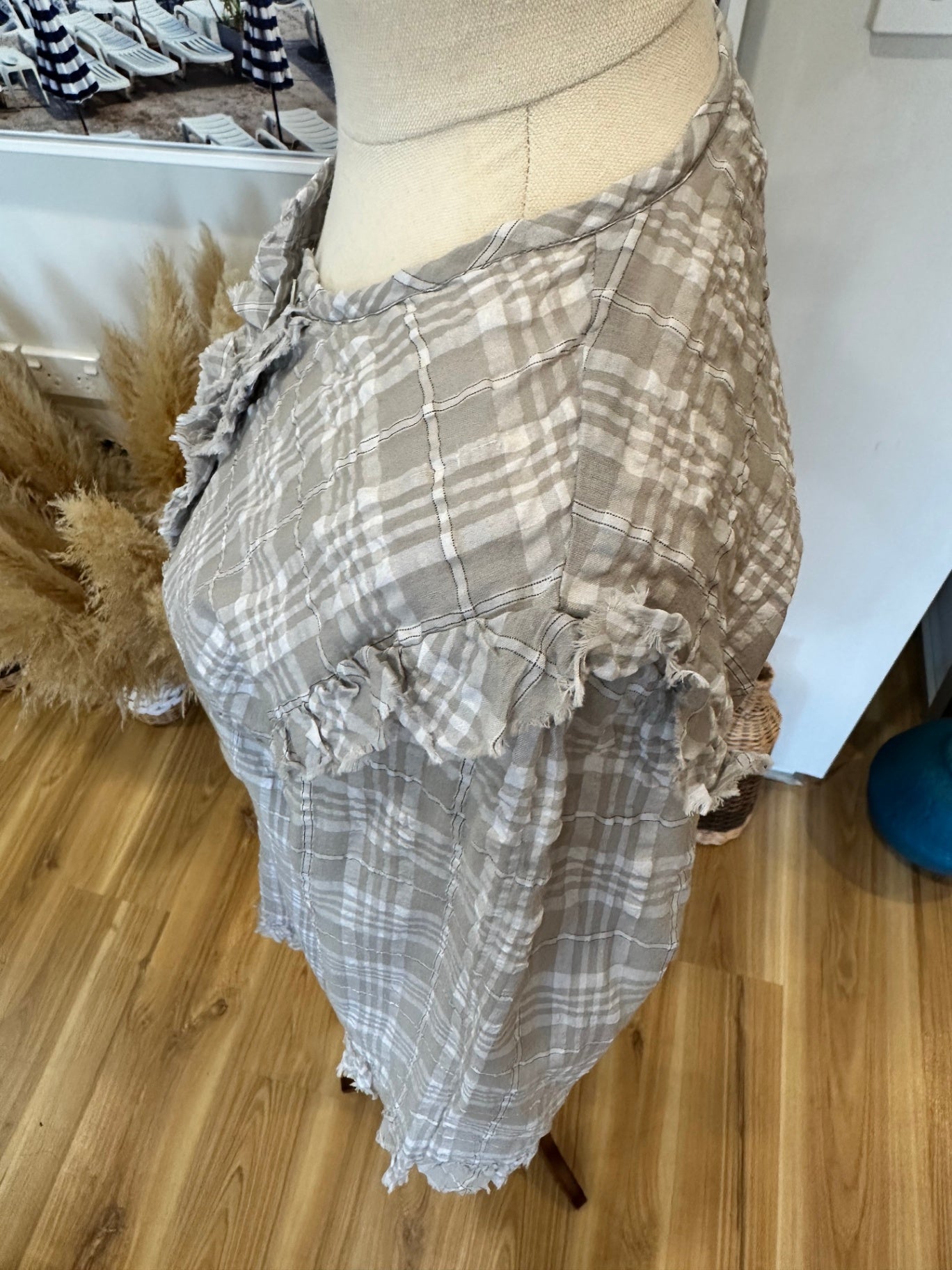 [SALE] Noa Noa - Dress - Small - Grey and White