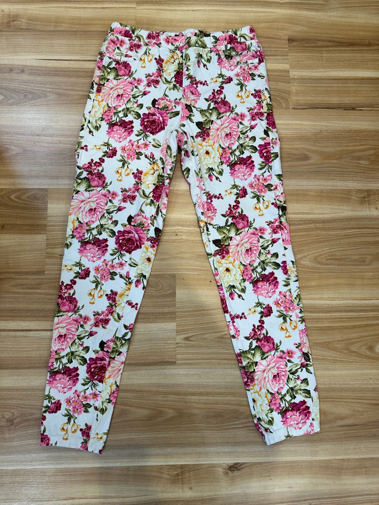 [SALE] Pants - Small - Pink Spring Floral