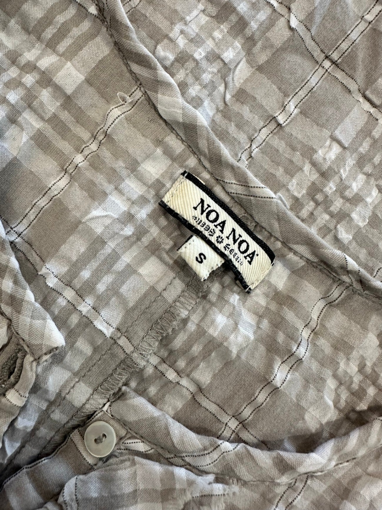 [SALE] Noa Noa - Dress - Small - Grey and White