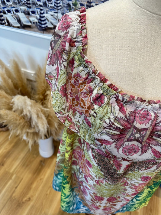 City Chic Blouse - Size 18 - Bohemian Pastel [New without tags]